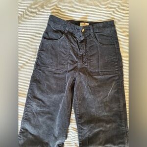 Marine Layer Dark Blue Corduroy Flare pants, size 8